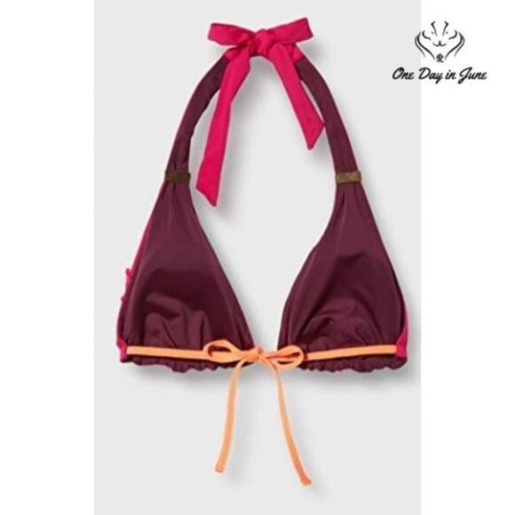 Bcbgeneration Halter Triangle Bikini Top Swimsuit Size XS - Picture 2 of 4